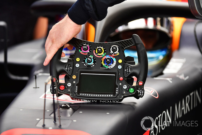 Red Bull Racing RB14 steering wheel