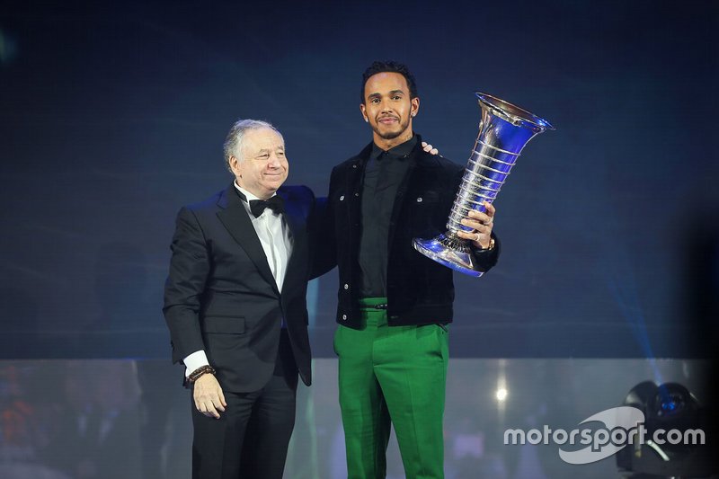 Formel-1-Weltmeister 2018: Lewis Hamilton mit Jean Todt