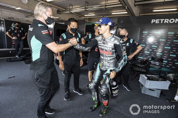 Segundo lugar Franco Morbidelli, Petronas Yamaha SRT