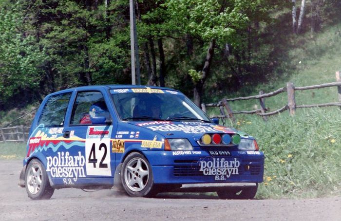 Mariusz Ficoń, Sławomir Mieszkowski, Fiat Cinquecento Sporting
