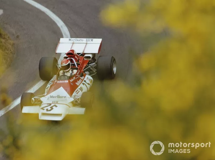 Helmut Marko, BRM P160B, durante la práctica