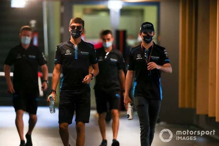 George Russell, Williams Racing e Nicholas Latifi, Williams Racing 