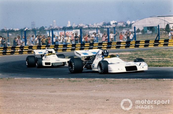 Graham Hill, Brabham BT33 Ford, Carlos Reutemann, Brabham BT34 Ford