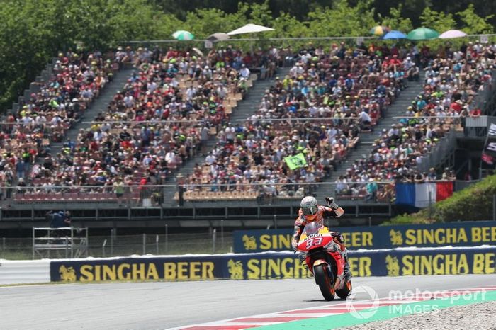 El ganador del GP de Catalunya 2019 de MotoGP, Marc Marquez, Repsol Honda Team