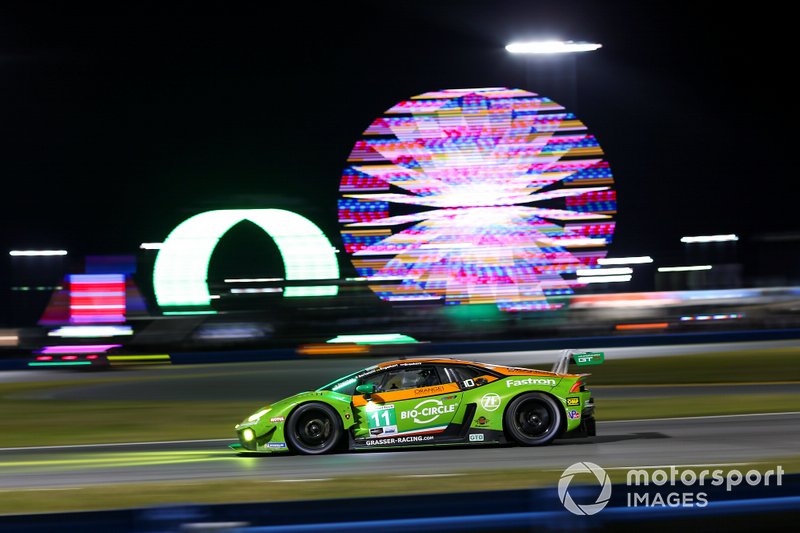 #11 GRT Grasser Racing Team Lamborghini Huracan GT3, GTD: Mirko Bortolotti, Christian Engelhart, Rik Breukers, Rolf Ineichen