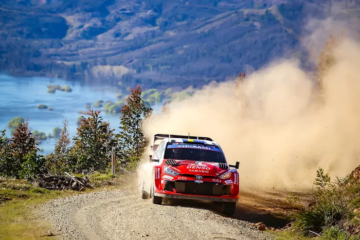 Oliver Solberg, Elliott Edmondson, Toyota Gazoo Racing WRT Toyota GR Yaris Rally1