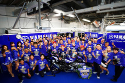 Racewinnaars Katsuyuki Nakasuga, Alex Lowes, Michael Van Der Mark, Yamaha Factory Racing Team