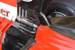 Ferrari SF16-H, элементы выхлопной системы