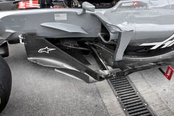 Haas F1 Team VF-17, detalle lateral