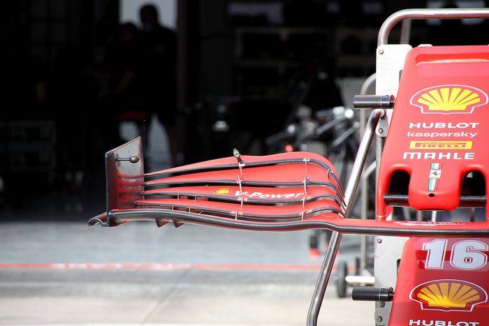 Ala delantera del Ferrari SF1000