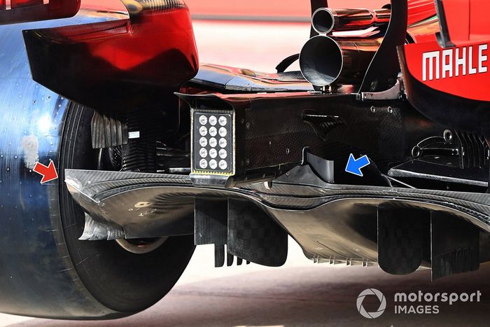 Difusor del Ferrari SF1000 