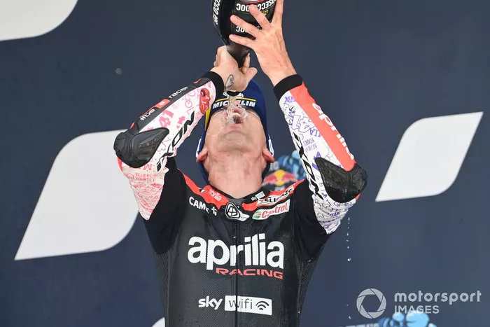 Podio: tercer lugar Aleix Espargaró, Aprilia Racing Team
