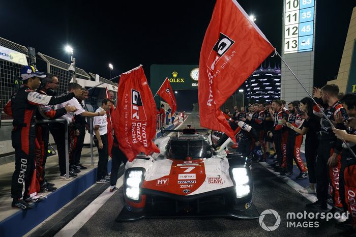 #7 Toyota Gazoo Racing Toyota GR010 - Hybrid LMP1: Mike Conway, Kamui Kobayashi, José María López