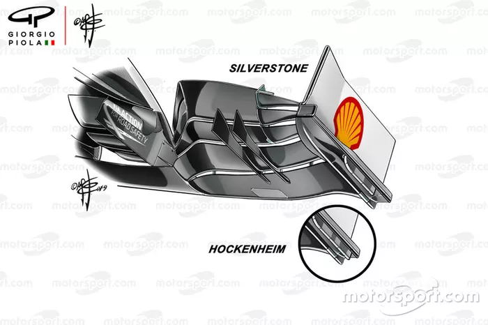 Alfa Romeo C38 endplate design, German Grand Prix