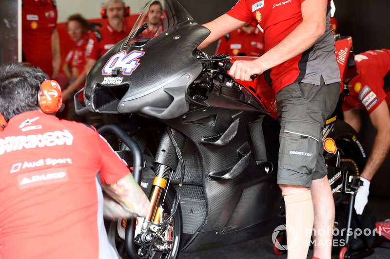Мотоцикл Ducati Team, новий обтічник