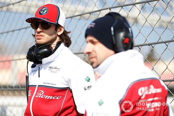 Antonio Giovinazzi, Alfa Romeo Racing y Simone Resta, Alfa Romeo Racing