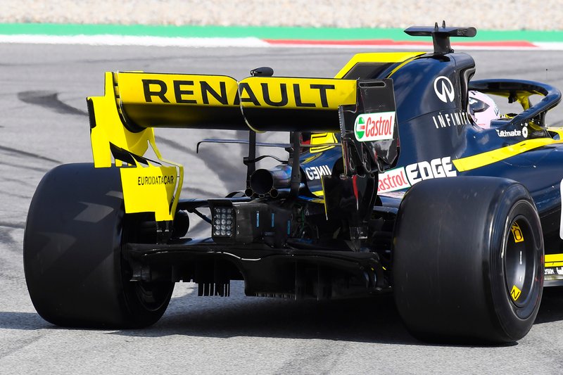 Daniel Ricciardo, Renault R.S.19, rear detail