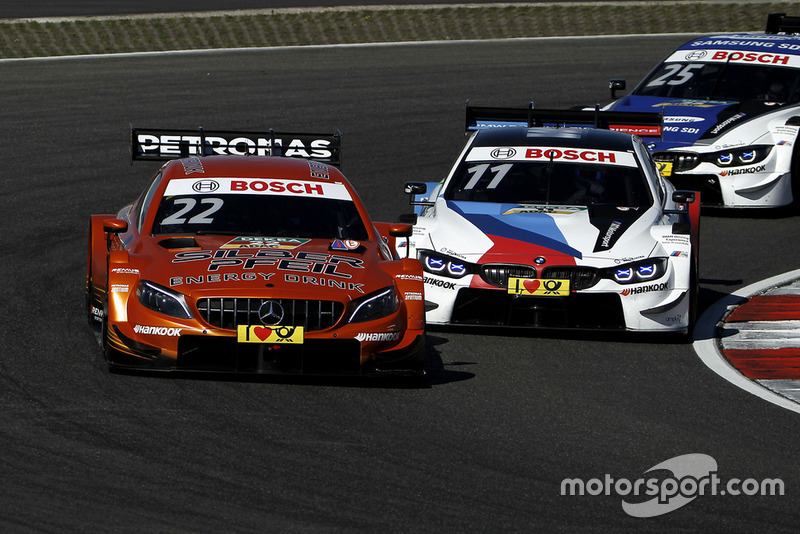 Lucas Auer, Mercedes-AMG Team HWA, Mercedes-AMG C63 DTM, Marco Wittmann, BMW Team RMG, BMW M4 DTM