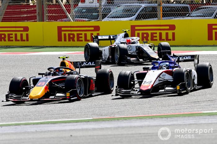 Juri Vips, Hitech Grand Prix, David Beckmann, Charouz Racing System y Ralph Boschung, Campos Racing 