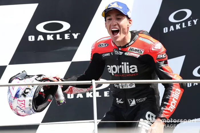 Podio: tercer lugar Aleix Espargaró, Aprilia Racing Team