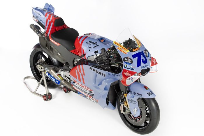 Alex Márquez, decoración de la moto Gresini Racing