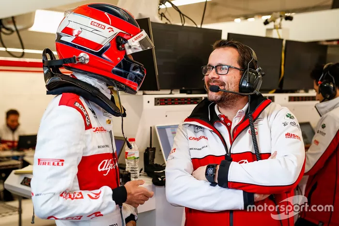 Julien Simon-Chautemps, ingeniero de carreras de F1 con Robert Kubica, Alfa Romeo