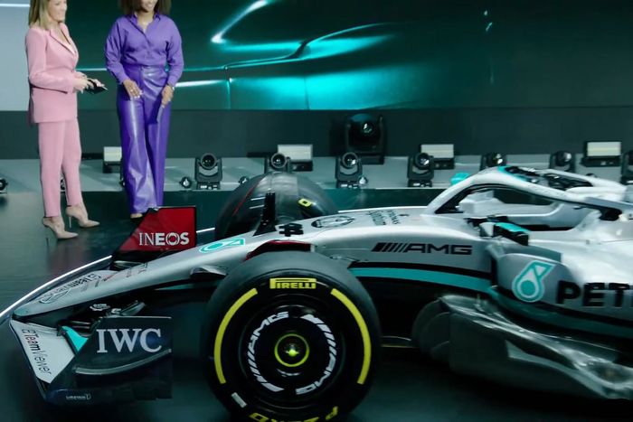 Detalle del Mercedes W13