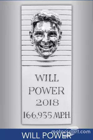 Will Power Borg Warner Trophy unveiling