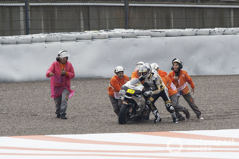Alvaro Bautista, Angel Nieto Team, setelah terjatuh
