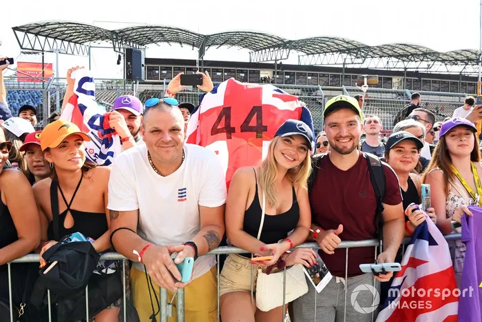 Lewis Hamilton, fans de Mercedes-AMG