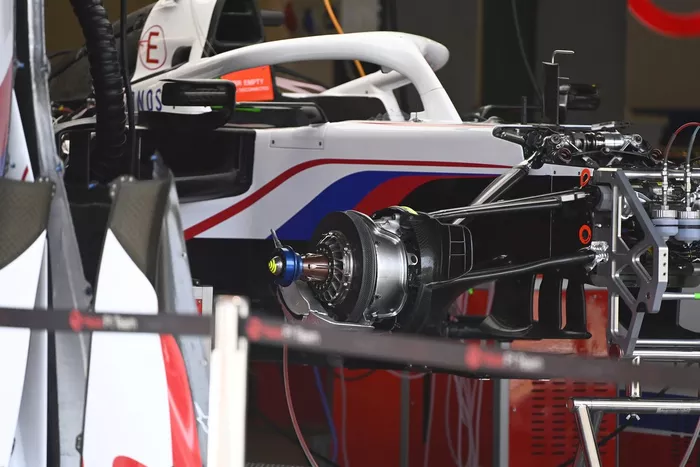 Detalle del Haas VF-21 