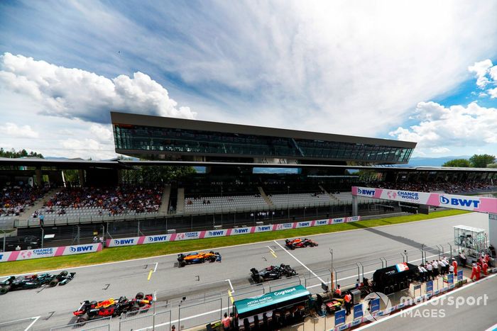 El inicio de la carrera.