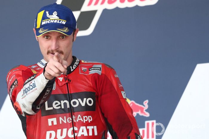 Podio: ganador Jack Miller, Ducati Team