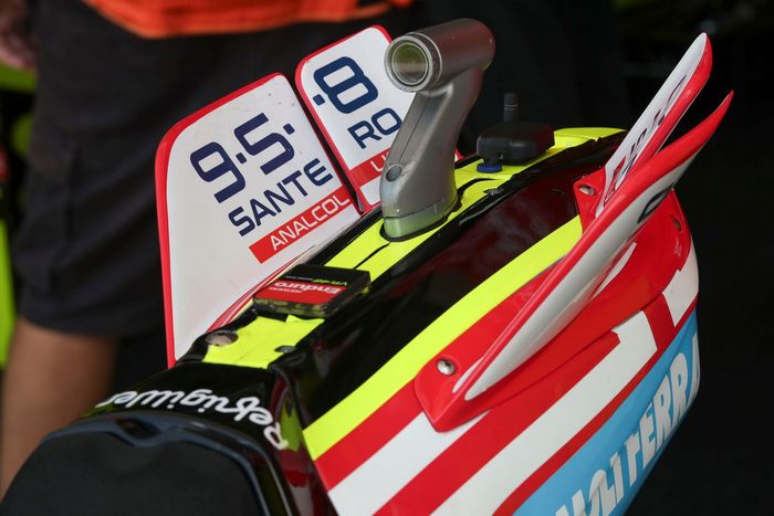 VR46 Racing Team bike detail