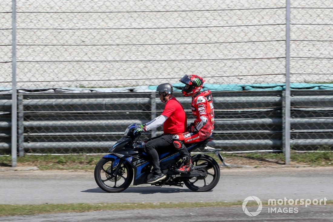 Francesco Bagnaia, Equipa Ducati após acidente