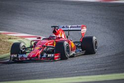 Kimi Raikkonen, Ferrari with 2017 Pirelli tyres