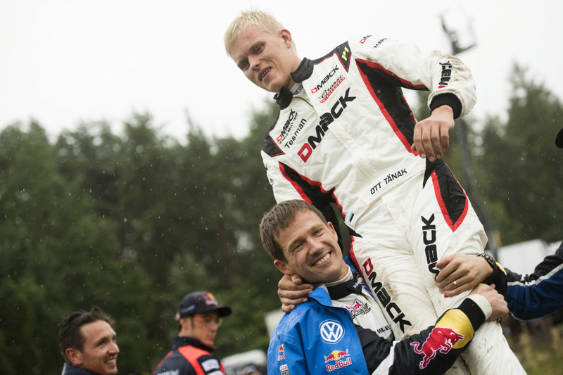 Ott Tanak, DMACK World Rally Team con Sébastien Ogier, Volkswagen Polo WRC, Volkswagen Motorsport