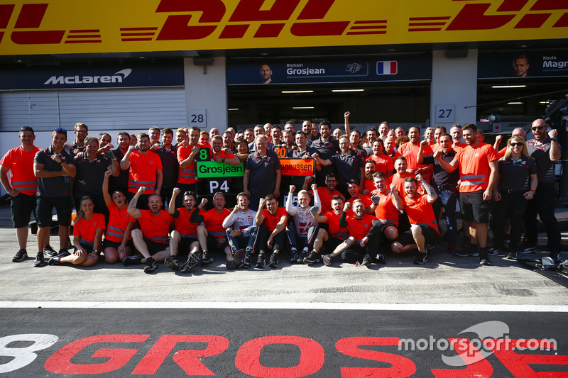Ромен Грожан, Кевін Магнуссен, Haas F1 Team, з командою