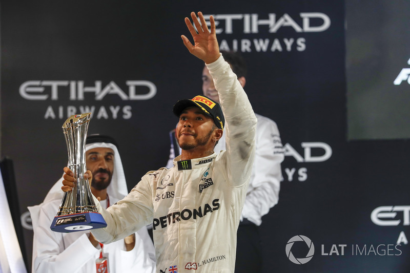 Podium : le deuxième, Lewis Hamilton, Mercedes AMG F1