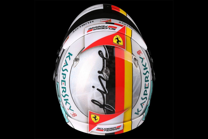 Helmet of Sebastian Vettel