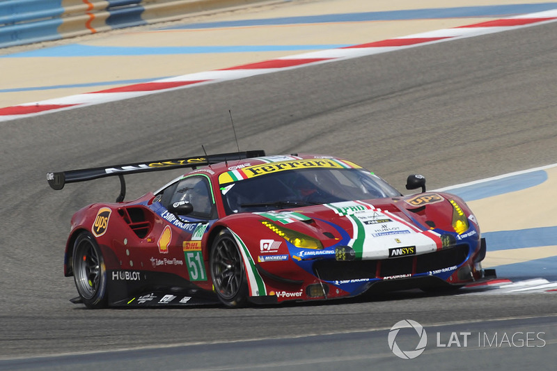 #51 AF Corse Ferrari 488 GTE: Alfonso Celis Jr., , Miguel Molina