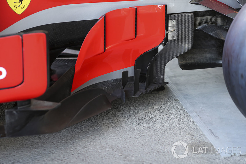 Ferrari SF71H barge board detay