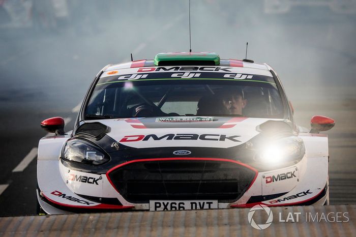Los ganadores Elfyn Evans, Daniel Barritt, Ford Fiesta WRC, M-Sport
