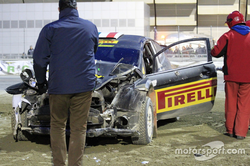 El accidente de Oliver Solberg, Ford Fiesta WRC