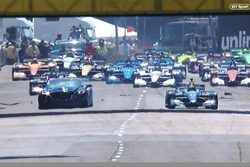 Crash des Pace-Cars in Detroit (Screenshot)