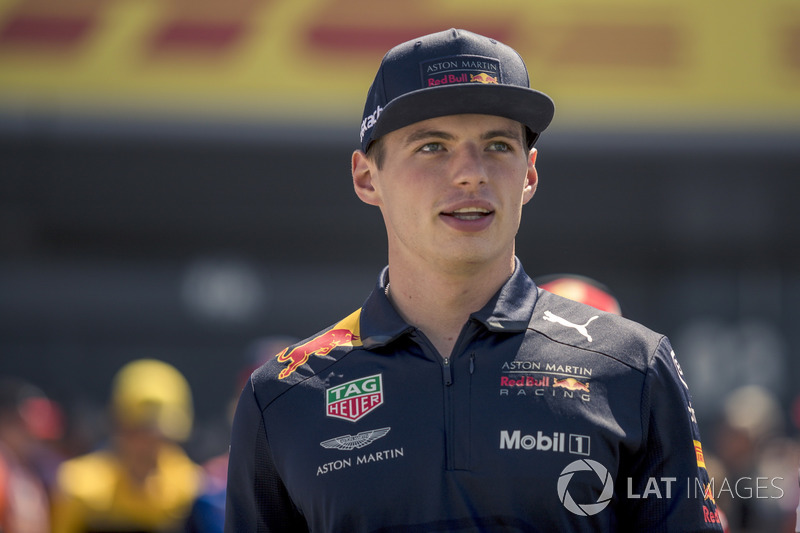 Max Verstappen, Red Bull Racing on drivers parade 