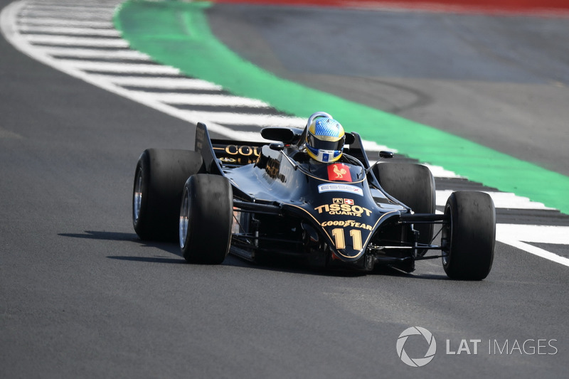 Lotus 88 en el desfile del 70º aniversario de Silverstone