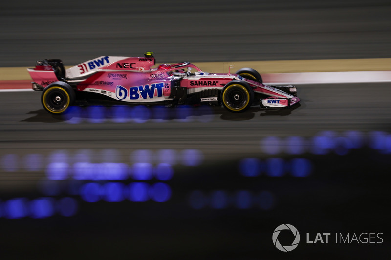 Esteban Ocon, Force India VJM11 Mercedes