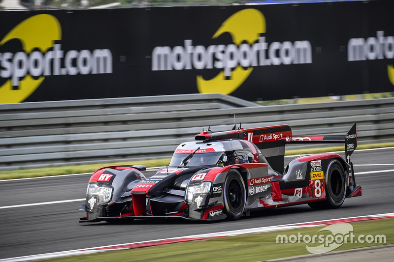 #8 Audi Sport Team Joest, Audi R18 e-tron quattro: Lucas di Grassi, Loic Duval, Oliver Jarvis