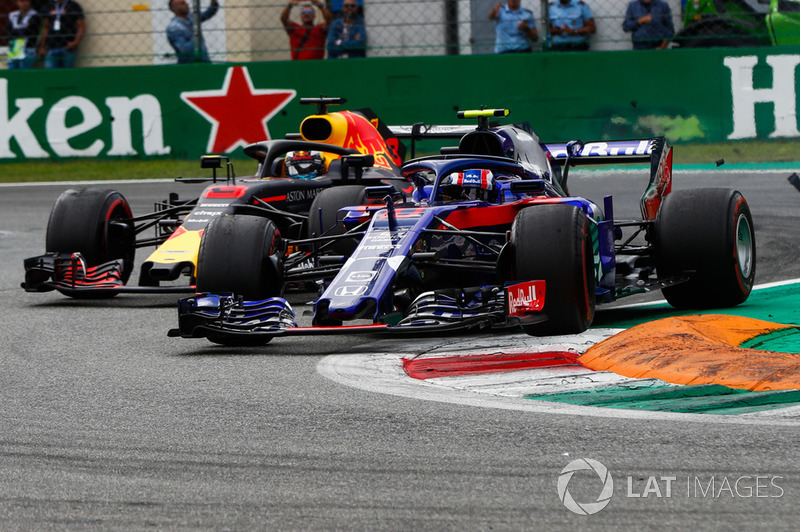 П'єр Гаслі, Toro Rosso STR13, Даніель Ріккардо, Red Bull Racing RB14